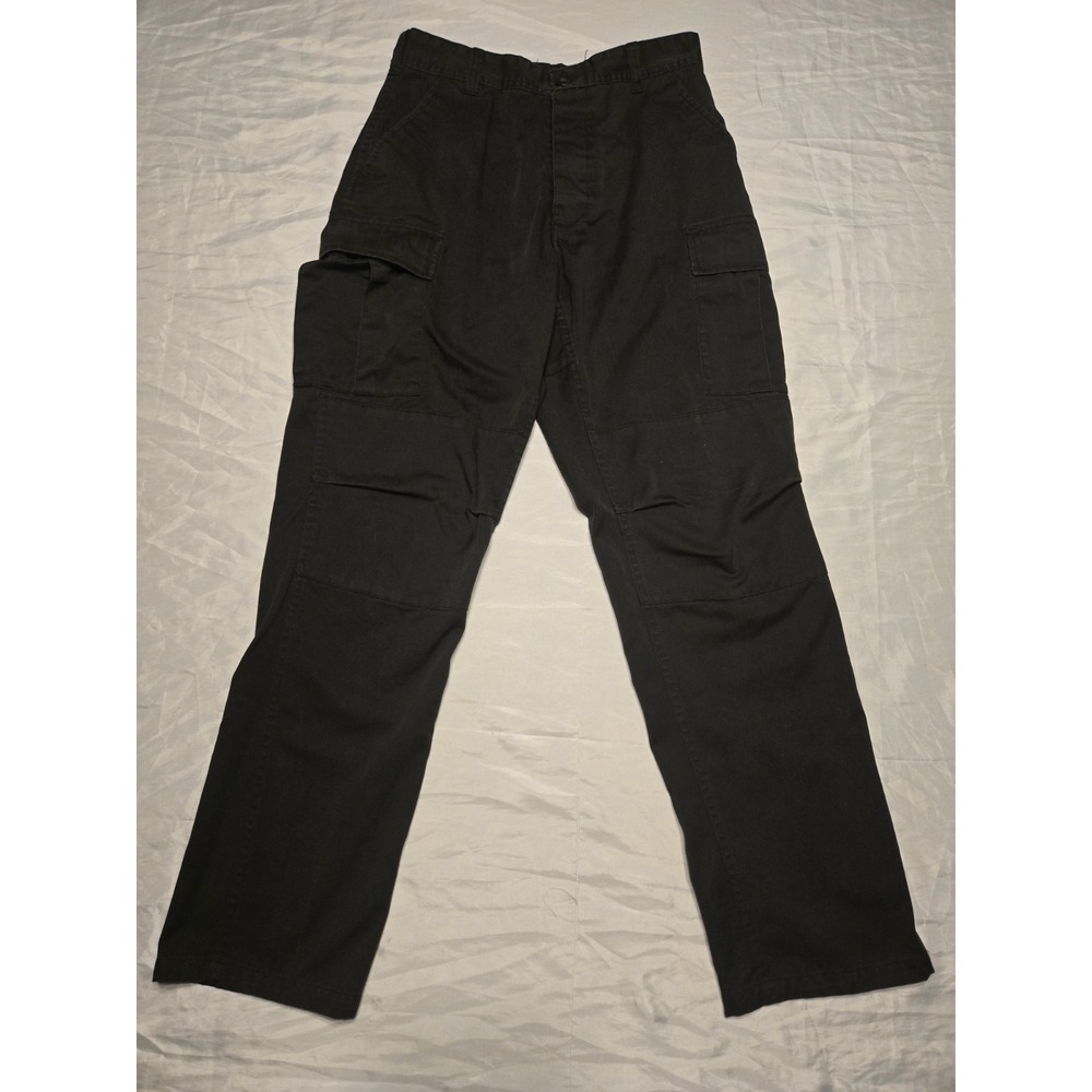 Rothco Ultraforce BDU Pants Mens‎ Small Regular Black Tactical Cargo Adjustable
